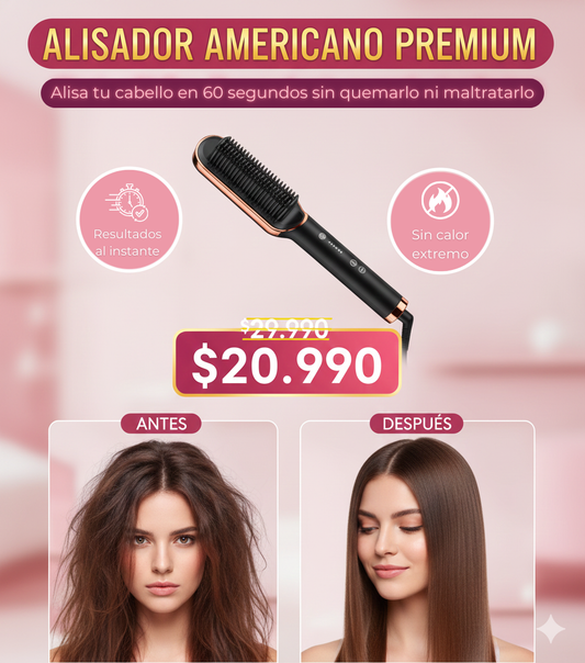 PEINE  ELECTRICO ALISADOR