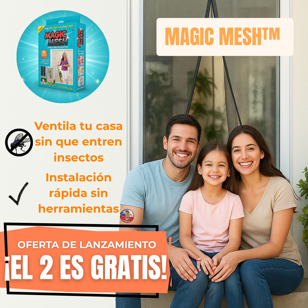 Magic Mesh™ - Hogar fresco libre de insectos